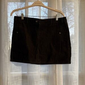 Banana Republic Brown Corduroy Mini Skirt